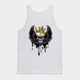 skull with wings and crown Tank Top